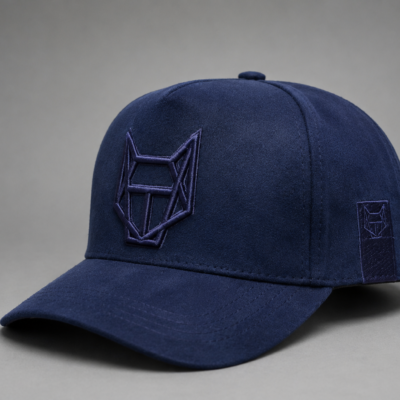 Bone Baseball aba curva - Azul Camurça