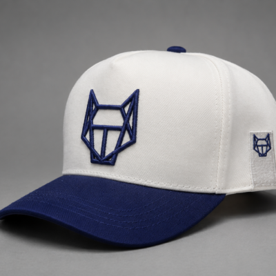 Boné Baseball TRICKS - Off White com Azul