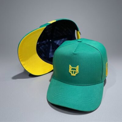 Boné TRICKS - Verde com amarelo